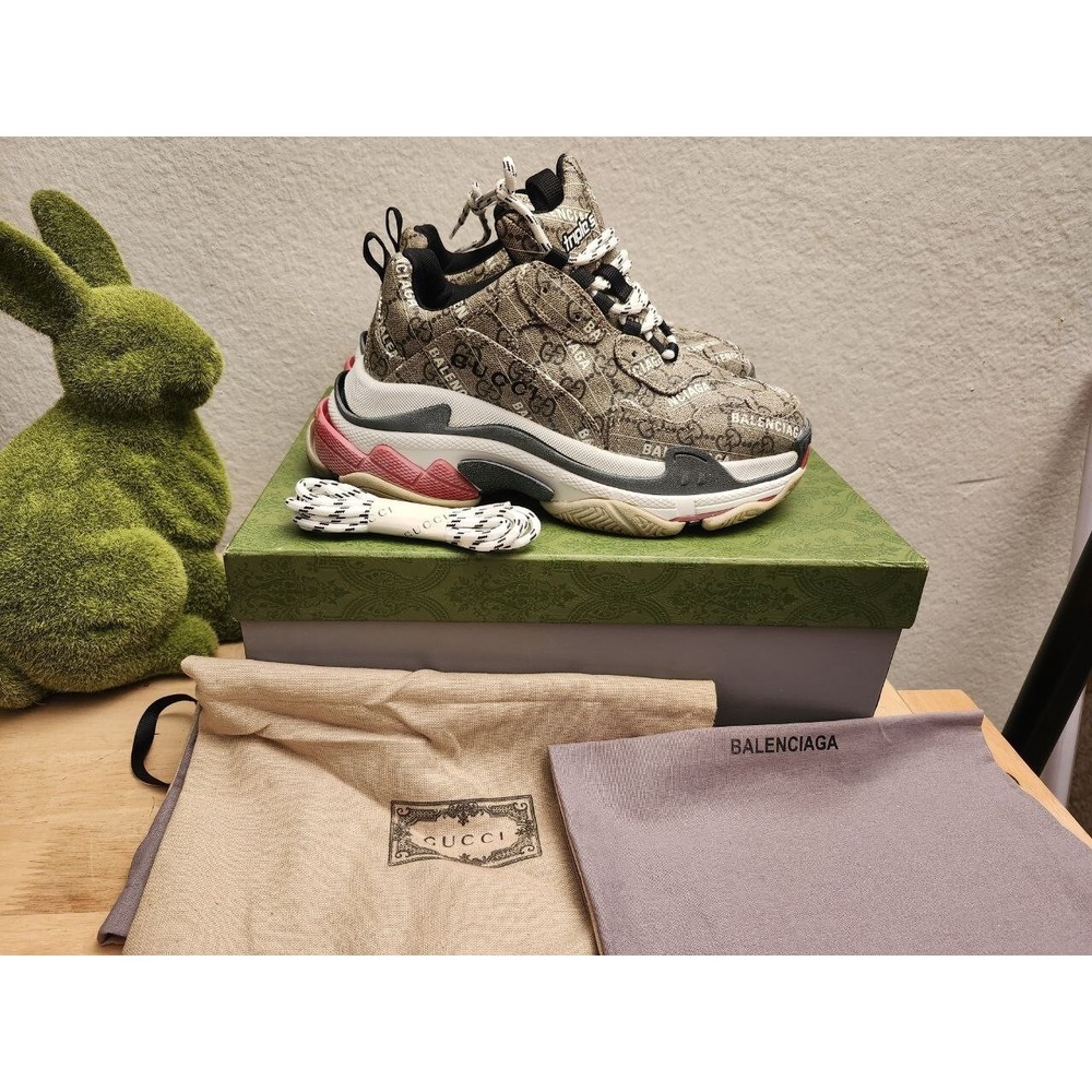 Balenciaga X Gucci Triple S Sneaker 'The Hacker Project' Sz- 9/EU39 - Picture 1 of 10
